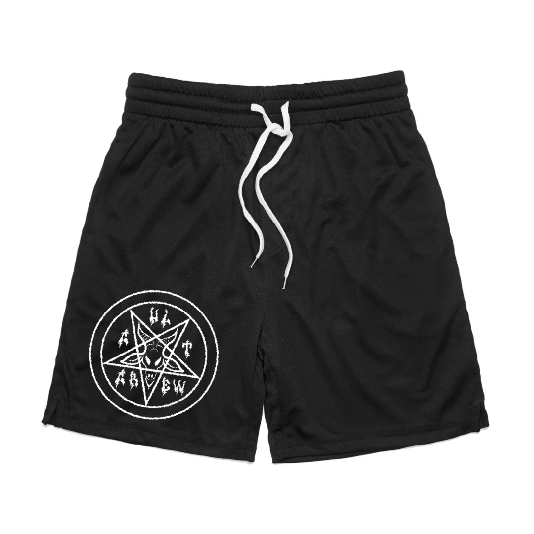 Store Pentagram Shorts / black Tops