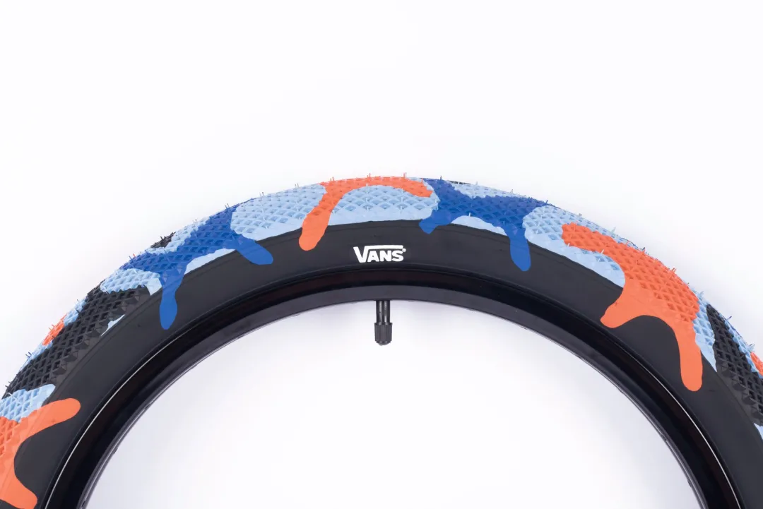 Clearance Vans x Cult Tire 20" / blue orange camo (single) Rubber | Other Parts